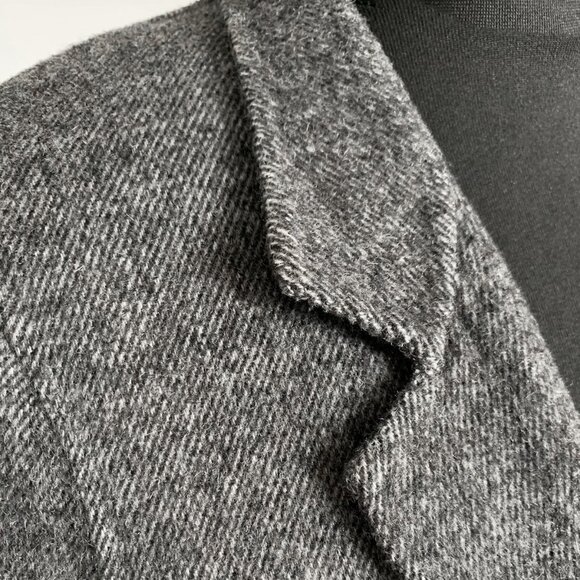 ZARA Woman Handmade Wool Blend Long Coat - Picture 5 of 8